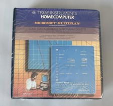 Texas Instruments TI-99/4A Microsoft Multiplan Set 1053635-25 — New Sealed picture