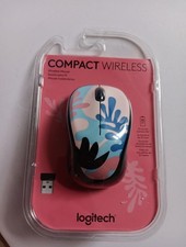 Logitech Design Compact 2.4GHz Wireless Mouse Coral Reef 910-006607 NEW SEALED picture