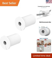 2PCS White Starlink Wall Grommets – 3/4 Inch for Secure Cable Management picture
