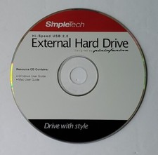 Simpletech Resource CD User's Guide ONLY For Hi-Speed USB External Hard Drive  picture