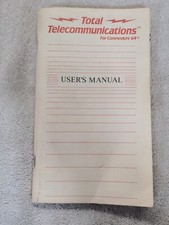Total Communications User Manual for Commodore 64 TeleLearning picture