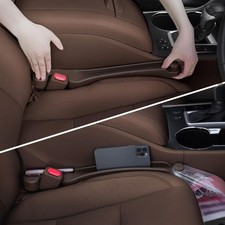 Car Seat Gap Filler 2 Pack Soft Foam Multifunctional Seat Side Gap Filler with.. picture