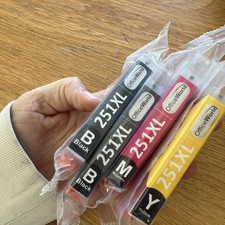 (4-Pk) Office World Ink Cartridge Replacement 251XL  Black Magenta Yellow picture