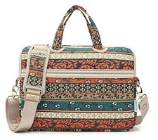 Patten Waterproof Laptop Shoulder Messenger Bag Case 15-15.6 inch Red Bohemia picture