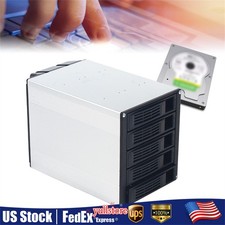5 bays SATA SAS D Drive Bay Hard Drive Disk Case Enclosure 2.5