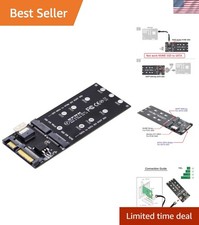 M.2 NVME PCIE SSD to SFF-8654 ＆ NGFF SATA SSD to SATA 2 in 1 Combo Adapter fo... picture