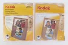 Kodak Photo Paper Two Boxes of Gloss 100 Sheets Unused 8.5
