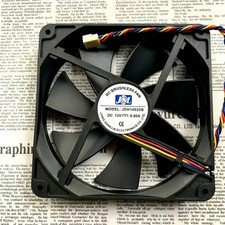 JSL Js Lai JDH14025B 12V 14025 0.80a Max Airflow Rate Chassis Cooling Fan 14CM picture