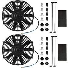 mupera Electric Radiator Cooling Fan - Upgrade Universal Slim Fan(2024 New), ... picture