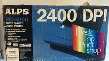 Alps MD-5000 Standard Thermal Printer Never Used Powers On Appears Complete picture
