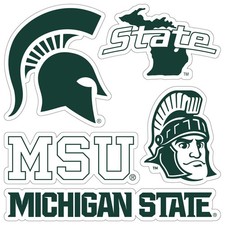 Michigan State Spartans Sticker Multipack - College Spirit Set picture