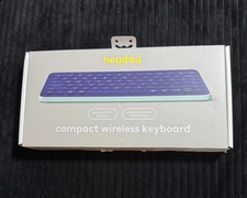heyday Compact Wireless Keyboard Spring Purple Bluetooth 5.1 NEW picture