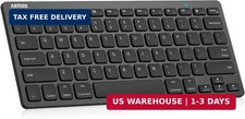 Compact Wireless Bluetooth Keyboard for iPad Tablet iPhone PC Black picture