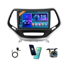2+64GB Hikity Android Car Stereo for Jeep Cherokee 2013 2014 2015 2016 2017 2... picture