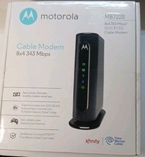 Motorola MB7220 DOCSIS 3.0 Cable Modem 8x4 343Mbps Tested Working picture