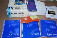 MICROGRAFX Designer Big Box w/ Manuals, 3.5 Diskette Software 1987-90 picture