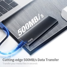 Netac 1TB Portable SSD USB3.2 Gen2 Type-C External Solid State Drive 500MB/s picture
