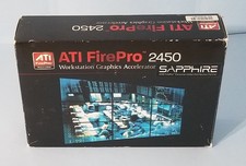 ATI FIREPRO 2450 Sapphire Dual VHDCI 512MB PCIe Workstation Graphics Accelerator picture