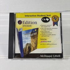 McDougal Littell-Geometry-eEdition DVD-ROM Interactive Student Text Texas picture