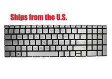 For HP Envy 17m-ce 17m-ce0000 US Silver Keyboard New Original Backlit picture