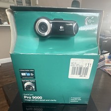 Logitech QuickCam Pro 9000 Webcam Carl Zeiss Optics Autofocus 2MP Built-in Mic picture