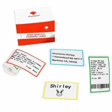 Phomemo M110/M120/M200/M220 Color Rectangle Square Sticker Label 1.97