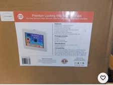 CTA Digital Premium Height-Adjustable Floor-to-Desk Security Kiosk for Tablets picture