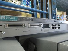 HP AdvanceStack J3200A switching hub-24R 10Base-T 24-port switch management slot picture