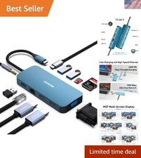 Ultimate 11-in-1 USB C Docking Station - Fast Data Transfer & Power Delivery picture