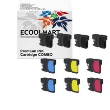 10 Brand New Ink Pack fits Brother LC61 MFC-J220 MFC-J265W MFC-J270W MFC-J410w picture