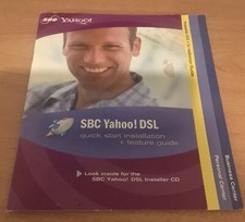 SBC Yahoo DSL Installer Version 4.00-ACS2W SBCY32470227 CD & Installation Guide picture
