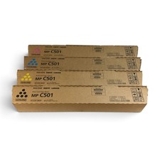 Ricoh Savin Lanier MP C501 Print Cartridge Set CMYK 842243 842244 842245 842246 picture