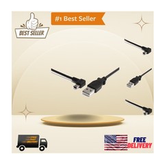 3ft Left Angle USB 2.0 A to Mini-B Cable - Hassle-Free Charging & Data Transfer picture