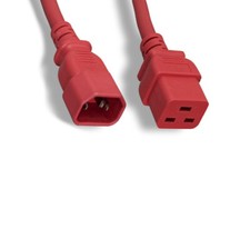 8Ft RED Power Cord for Cisco Catalyst 6000 6500 Switches Jumper Cord PDU UPS picture