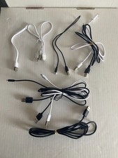 Lot 10 USB-A Micro to Micro USB Charger cables Tested Works - 6in to 5ft Lengths picture