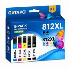 812XL T812XL Ink Cartridges For Epson WorkForce WF-7840 WF-7310 EC-C7000 WF-7820 picture