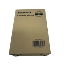 TECKNET M002 Wireless Optical Mouse Grey Cordless PC Laptop New Sealed picture