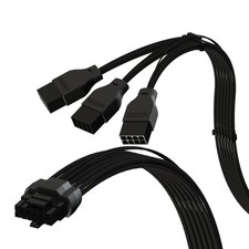 12VHPWR GPU Power Extension Cable Fits RTX 5070/5080 12+4 3x8 Pin PCIe 40cm picture