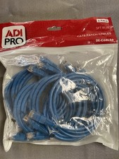 ADI Pro Cat6 Ethernet Patch Cable 5ft Blue 6-Pack RJ-45 Round 0E-C6BL56 picture