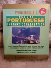 Pimsleur Brazilian Portuguese Instant Conversation 18 30-Minute Lessons 10 CD's picture