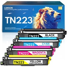 TN223 4PK Toner Cartridge TN227 Replacement for TN 223 BK/C/M/Y HL-L3270CDW picture
