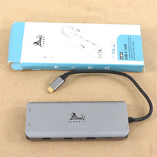 LIONWEI 13-in-1 USB-C Hub Dual HDMI DisplayPort Ethernet Multiport Dock picture