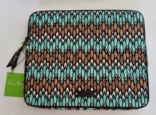 Vera Bradley Sierra Stream Tablet eReader Sleeve 10.25x8.25 Padded Zip Universal picture