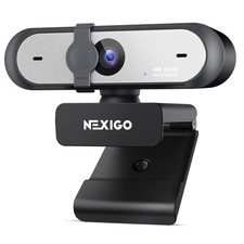 NexiGo N660P Pro 4K Webcam with Distortion-Free Lens, 1080p 60 fps Black picture