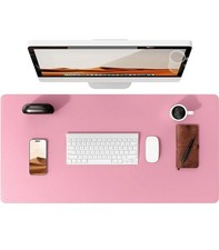 Large Mouse Pad Non-Slip PU Leather Desk Protector for Laptop and Keyboard picture