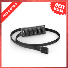 Computer Fan Splitter 3PIN 4PIN PWM Fan Hub for PC Cooling Fans 1 to 5 Port picture