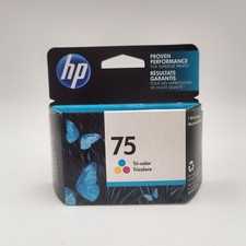 NEW HP #75 Tri-Color Ink Cartridge Expired August 2017 picture