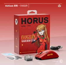 MelGeek × EVA HORUS Wireless Gaming Mouse, 49g, 8K Polling - Asuka Version picture