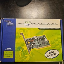 INTEL MODEM CHIPSET INTERNAL V.92 & V.90 PCI/Data/Speakerphone Modem  New in Box picture