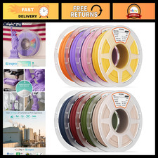 250g Matte PLA+ Filament 1.75mm, Multicolor 3D Printer Filament Bundle, High Qua picture